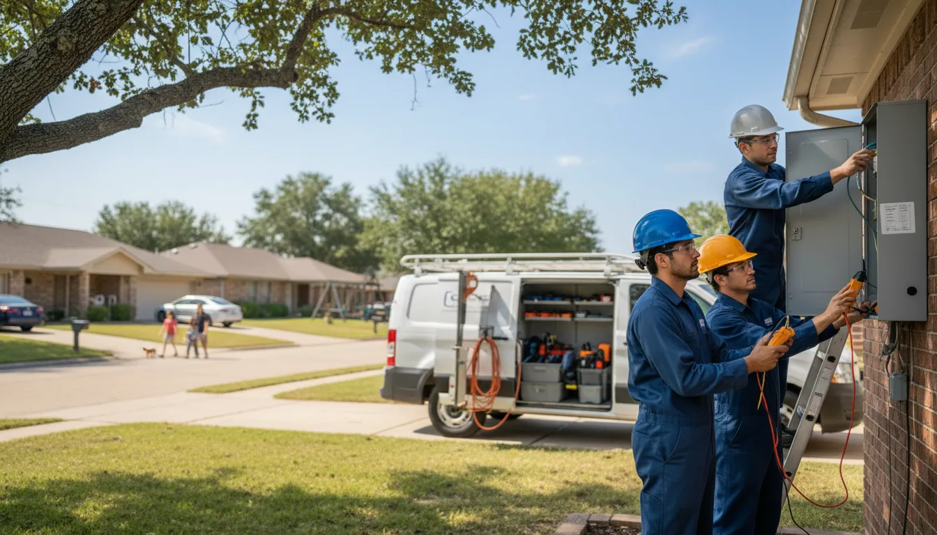 Certified electrician providing emergency electrical services in Guston, KY